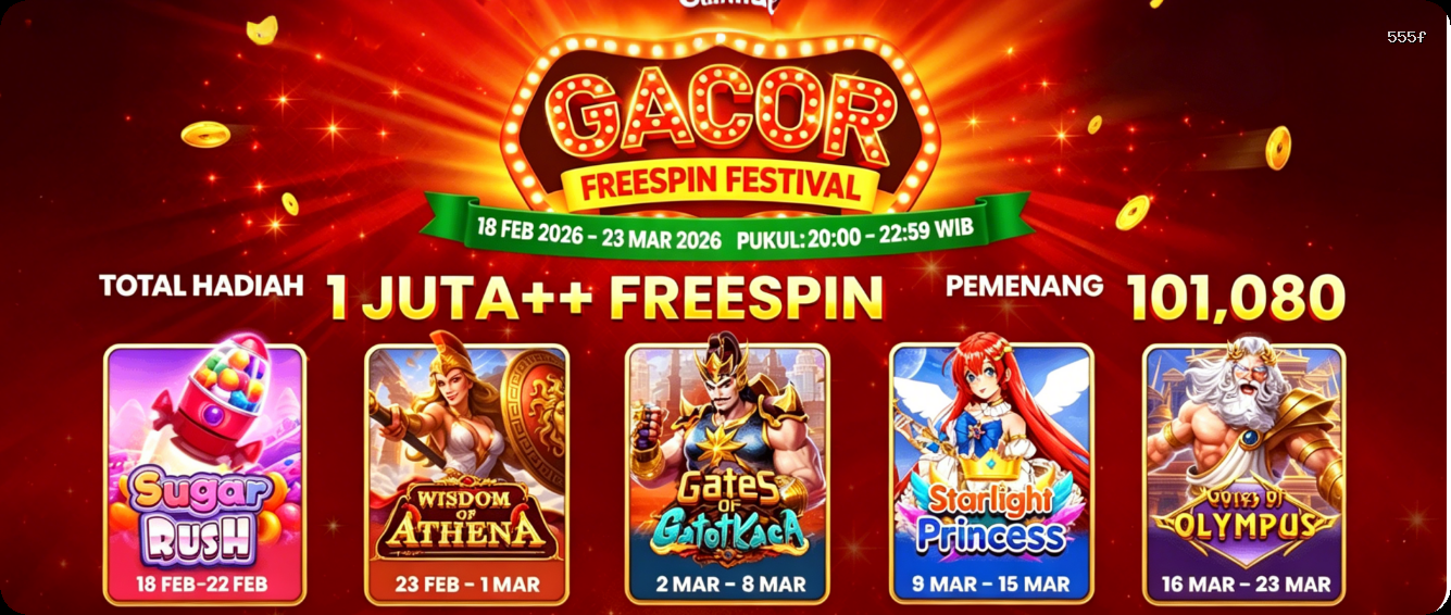 Login 555f Sekarang Bonus Melimpah